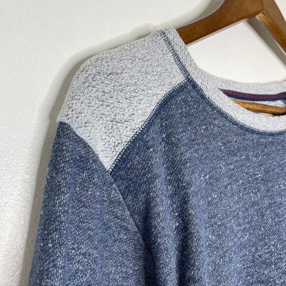 Tommy Bahama Blue Heather Long Sleeve Crewneck Sweater Size Large Men’s - Picture 4 of 9